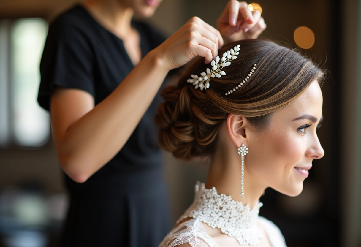 chignon mariage